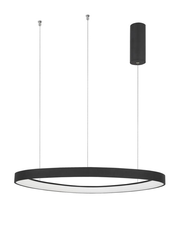 ESTEVA Dimmable Sandy Black Aluminium &Acrylic LED 48 Watt 230 Volt 2400Lm 3000K IP20 D: 65 H: 150 cm