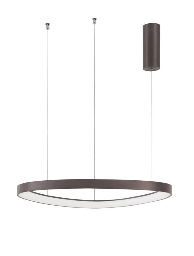 ESTEVA Dimmable Coffee Brown Aluminium &Acrylic LED 48 Watt 230 Volt 2400Lm 3000K IP20 D: 65 H: 150 cm