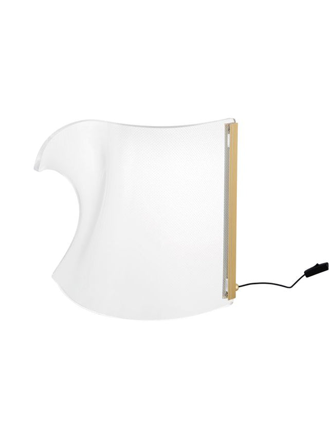 SIDERNO Gold Aluminium & Acrylic LED 1x6 Watt 230 Volt 348Lm 3000K IP20 L: 22 W: 12 H: 20 cm