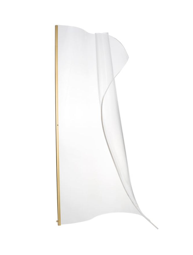 SIDERNO Gold Aluminium & Acrylic LED 31 Watt 230 Volt 2517Lm 3000K IP20 L: 80 W: 36 H: 105 cm