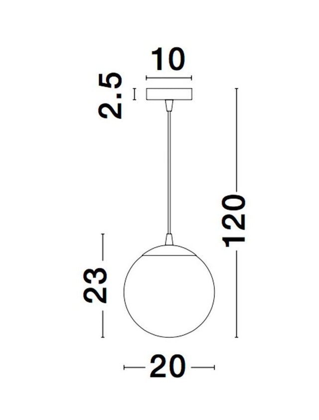 LAZIONE Gradient Smoke Glass Chrome Aluminium LED E27 1x12 Watt 230 Volt IP20 Bulb Excluded D: 20 H1: 23 H2: 120 cm