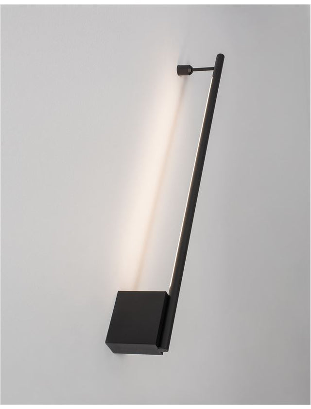 GROPIUS Sandy Black Aluminium LED 10 Watt 230 Volt 366Lm 3000K IP20 L: 60 W: 9 H: 3.5 cm