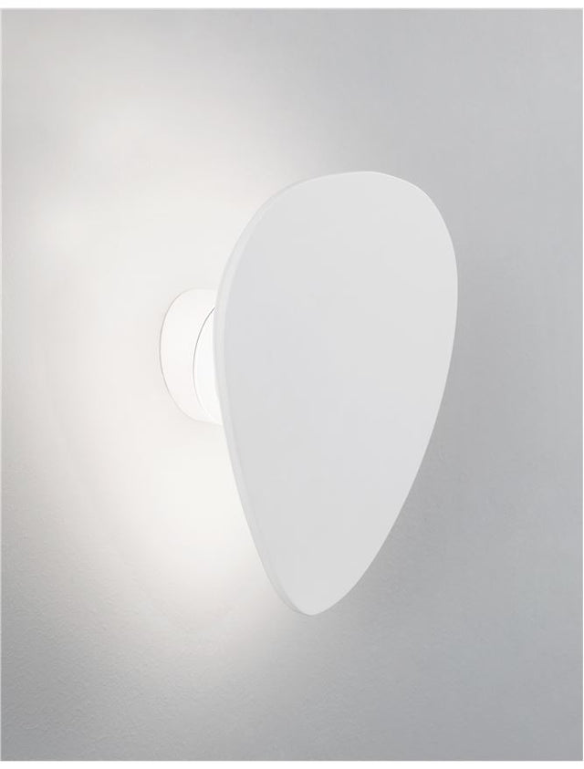 CRONUS White Gypsum & Alumimium LED 10 Watt 220-240 Volt 927Lm 3000K IP20 L: 16 W: 8 H: 18 cm