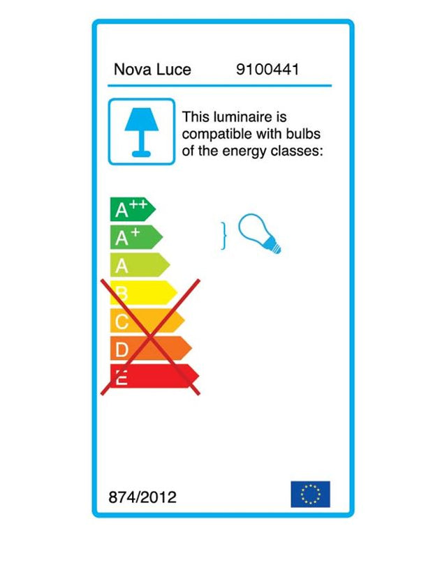 IMPERO White Frosted Glass Black Metal LED G9 4x5 Watt 230 Volt IP20 Bulb Excluded L: 100 W: 15 H: 120 cm