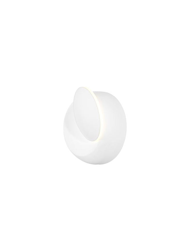 ODIN Wall Lamp White Aluminium Led 5 Watt D:14 W:7 H:14cm