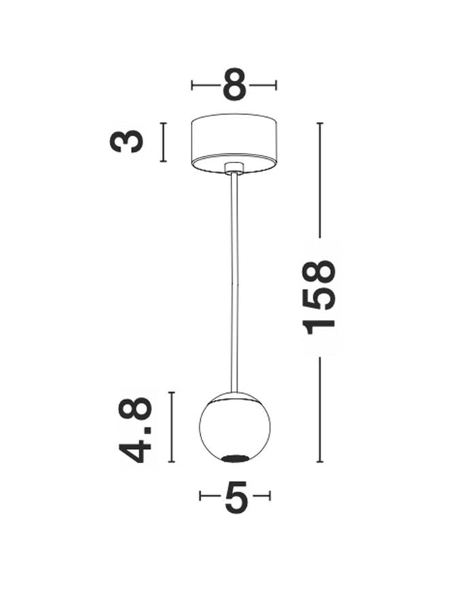 NOCCI Black Aluminium
Black Fabric Wire
LED 4 Watt 230 Volt
290Lm 3000K IP20
D: 5 H: 158 cm Adjustable Height