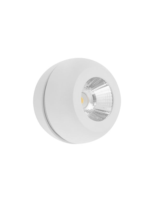 GON Sandy White Aluminium LED 5 Watt 230 Volt 400Lm 3000K IP20 D: 11 H: 9 cm