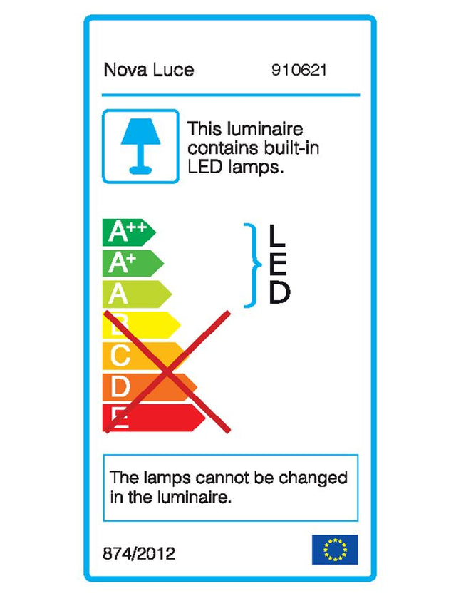 VETRO Matt White Aluminium & Acrylic LED 41 Watt 230 Volt 2693Lm 3000K IP20 D: 50 H: 120 cm