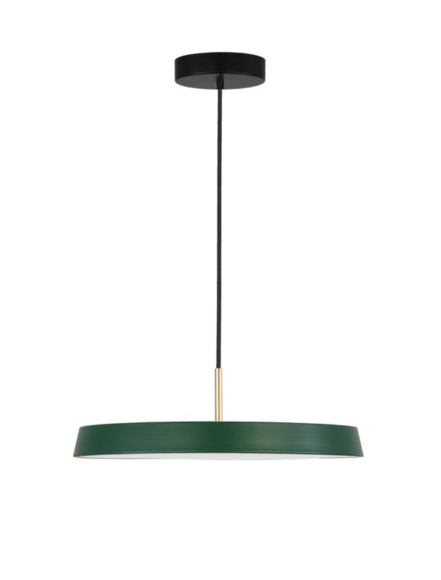 VETRO Matt Green Aluminium & Acrylic LED 41 Watt 230 Volt 2693Lm 3000K IP20 D: 50 H: 120 cm