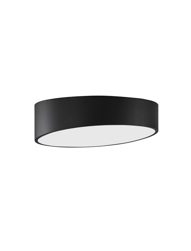 MAGGIO Sandy Black Aluminium Matt White Acrylic Diffuser LED 30 Watt 230 Volt 2280Lm 3000K IP20 D: 40 H: 12 cm