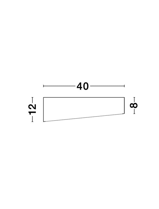 MAGGIO Sandy Black Aluminium Matt White Acrylic Diffuser LED 30 Watt 230 Volt 2280Lm 3000K IP20 D: 40 H: 12 cm