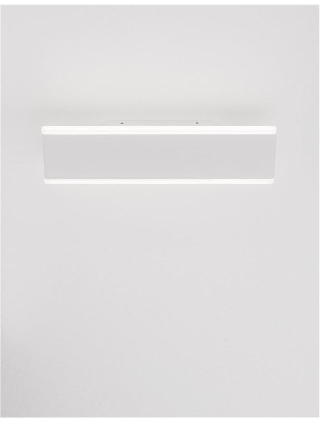 LINE Sandy White Aluminium & Acrylic LED 2x8 Watt 230 Volt 1056Lm 3000K IP20 L: 30.4 W: 11.8 H: 11.8 cm