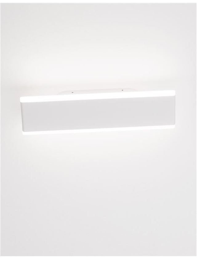 LINE Sandy White Aluminium & Acrylic LED 2x8 Watt 230 Volt 1056Lm 3000K IP20 L: 30.4 W: 11.8 H: 11.8 cm