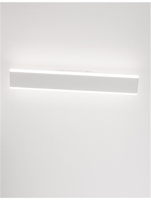 LINE Sandy White Aluminium & Acrylic LED 2x12 Watt 230 Volt 1823Lm 3000K IP20 L: 50.3 W: 8 H: 4.7 cm