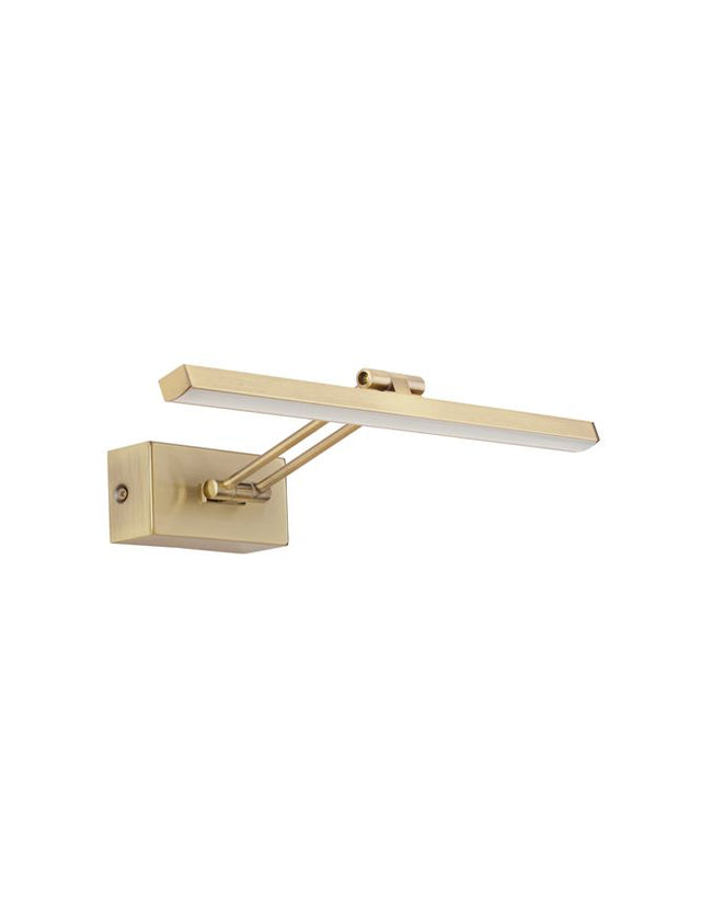 MARNELL Antique Brass Metal & Acrylic LED 12 Watt 230 Volt 801Lm 3000K IP20 L: 37.6 W: 20.5 H: 5.5 cm