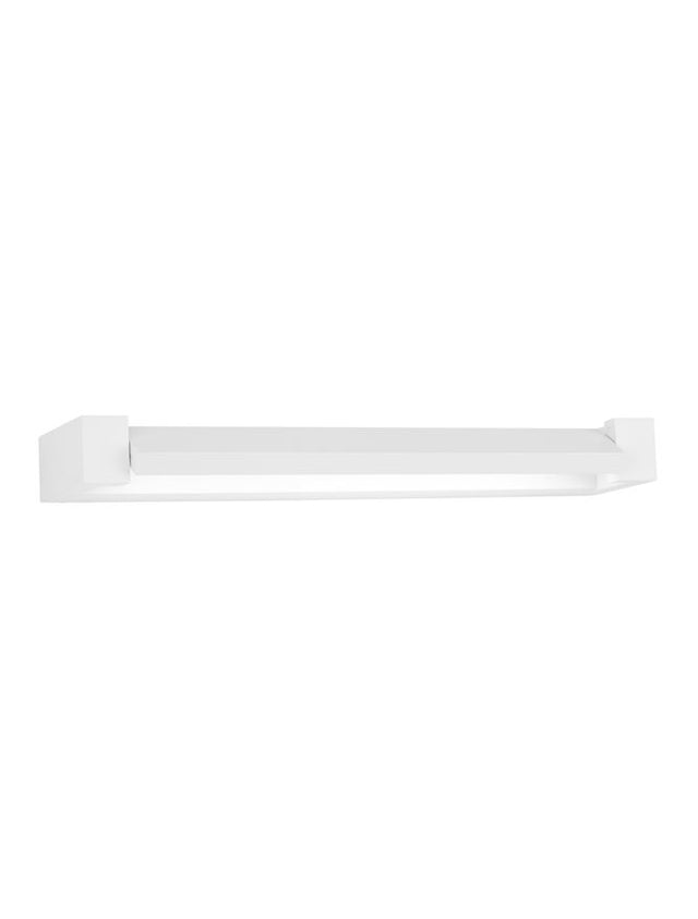 LINE Sandy White Aluminium & Acrylic LED 12 Watt 230 Volt 901Lm 3000K IP20 L: 40 W: 9 H: 4.2 cm