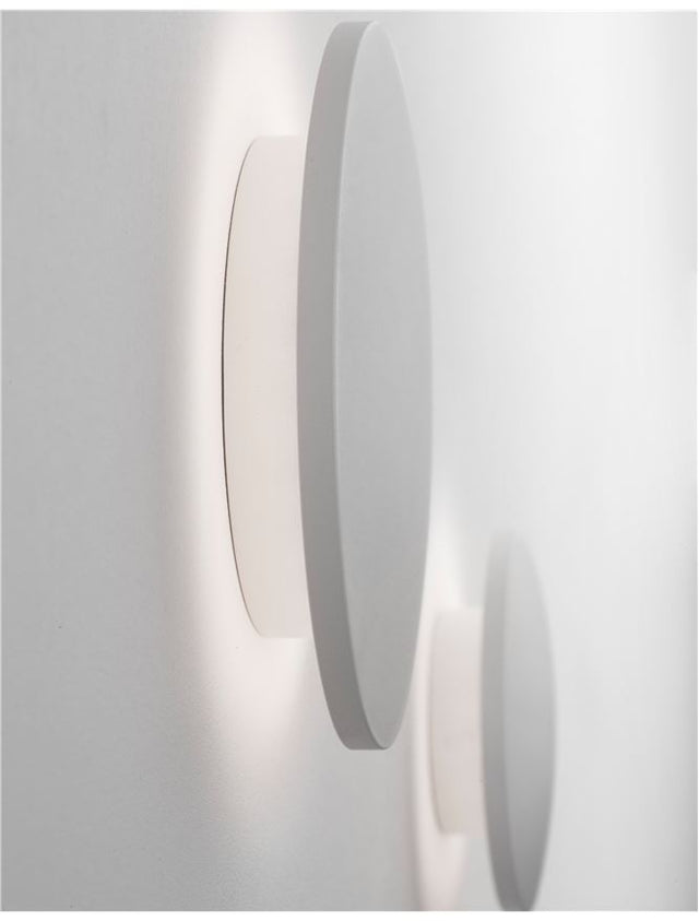 ASTRID Sandy White Metal & Aluminium Acrylic LED 6 Watt 220-240 Volt 487Lm 3000K IP20 D: 13.5 W: 4 cm