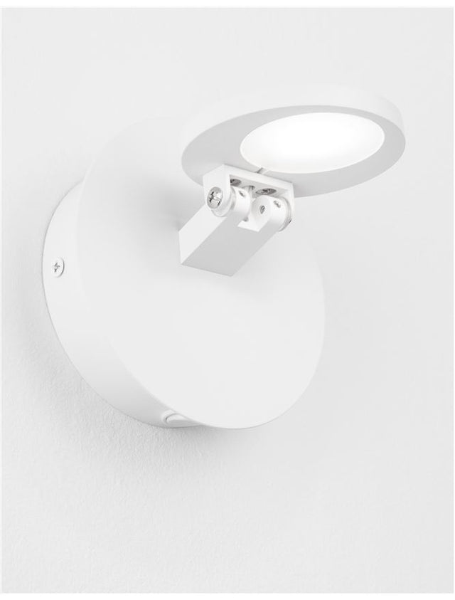 OTTO Sandy White Metal & Aluminium Acrylic LED 5 Watt 220-240 Volt 469Lm 3000K IP20 D: 12 W: 8 H: 12 cm