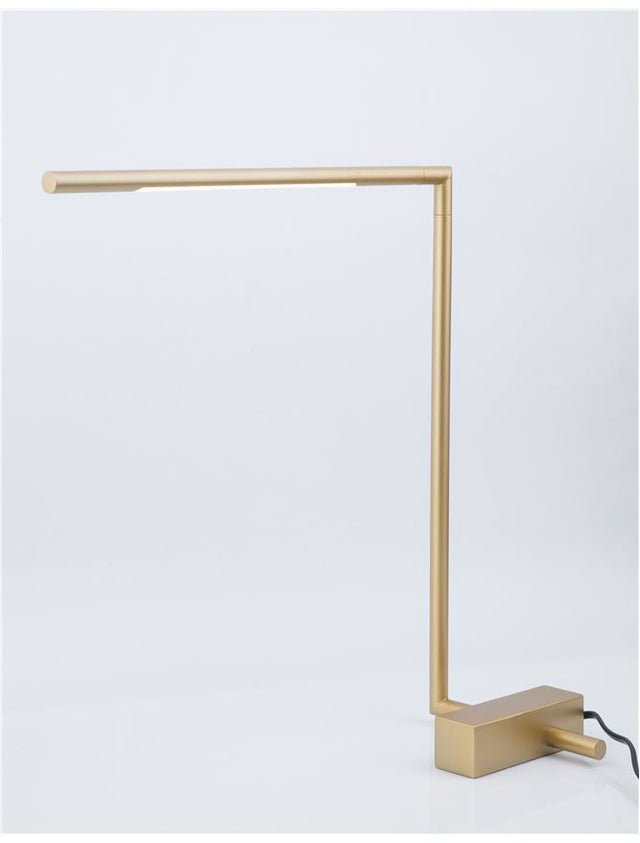 RACCIO Gold Metal & Acrylic LED 6.8 Watt 230 Volt 280Lm 3000K IP20 L: 36.5 W: 12 H: 40 cm