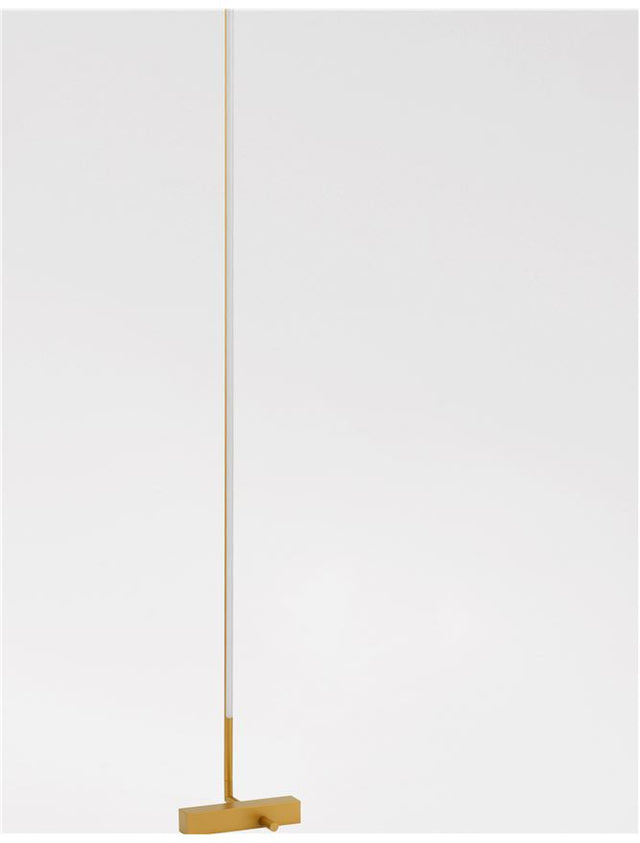 RACCIO Gold Metal & Acrylic LED 17.3 Watt 230 Volt 1211Lm 3000K IP20 L: 18 H: 140 cm