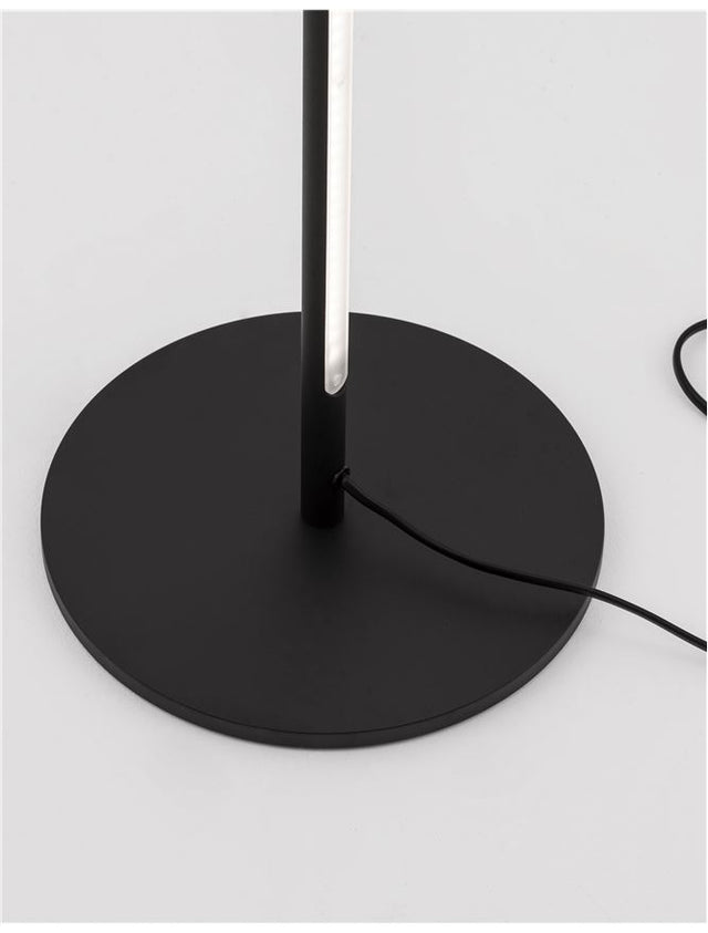 HANDY Sandy Black Aluminium & Acrylic Rotating - Switch On/Off LED Samsung 25 Watt 230 Volt 2600Lm 3000K IP20 D: 2 H: 171 cm