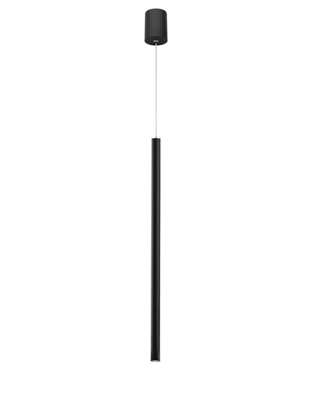 ULTRATHIN Sandy Black Aluminium= LED 3 Watt 230 Volt 180Lm 3000K IP20 D: 2.5 H1: 60 H2: 150 cm