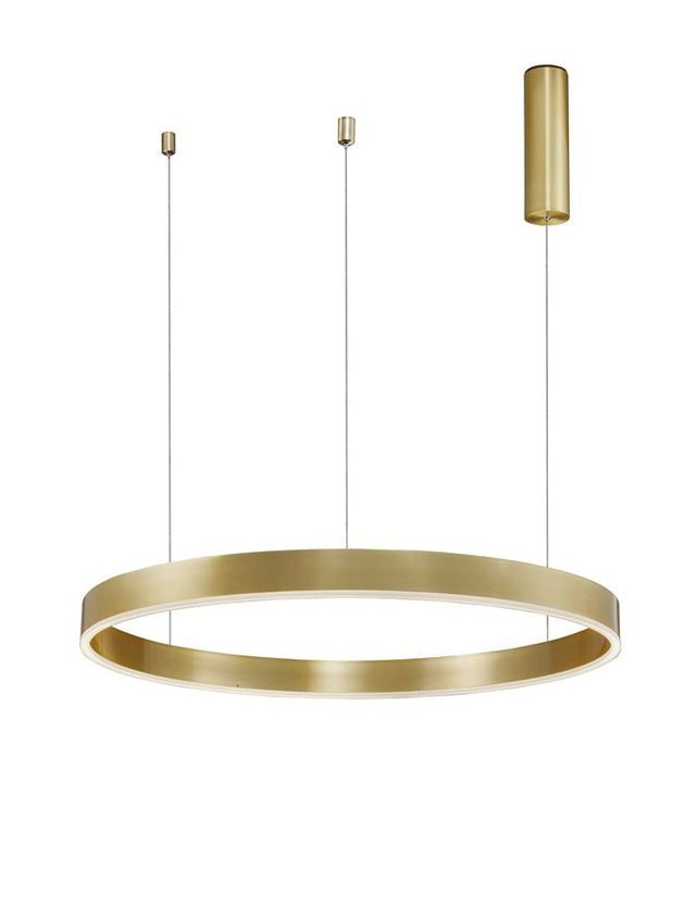 MOTIF Brass Gold Aluminium & Acrylic LED 48 Watt 230 Volt 3360Lm 3000K IP20 D: 80 H: 120 cm