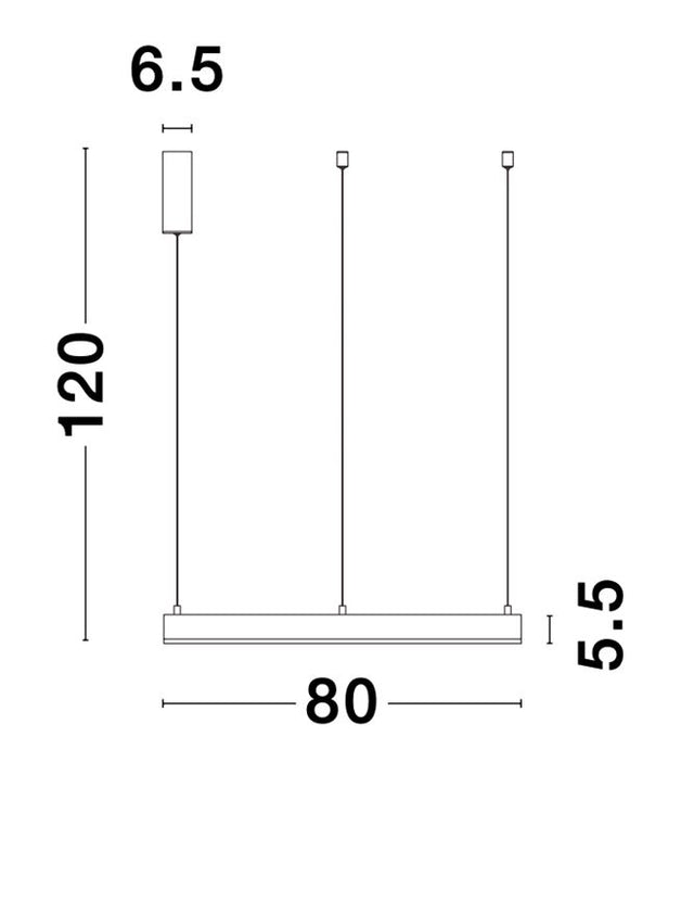 MOTIF Brass Gold Aluminium & Acrylic LED 48 Watt 230 Volt 3360Lm 3000K IP20 D: 80 H: 120 cm