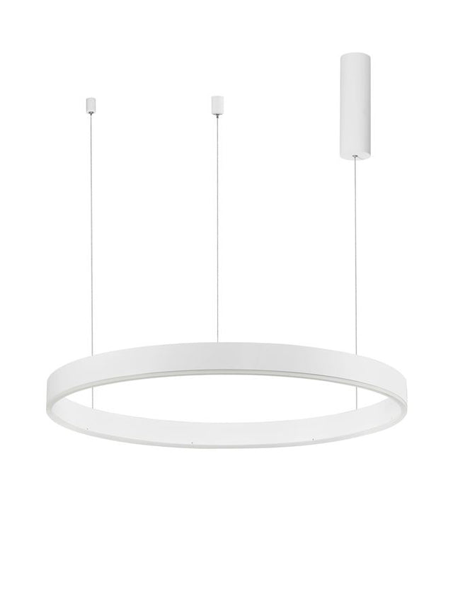 MOTIF Sandy White Aluminium & Acrylic LED 48 Watt 230 Volt 3360Lm 3000K IP20 D: 80 H: 120 cm