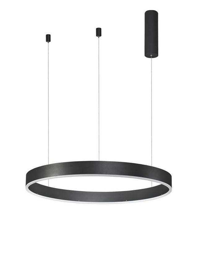 MOTIF Sandy Black Aluminium & Acrylic LED 40 Watt 230 Volt 2800Lm 3000K IP20 60 D: 60 H: 120 cm