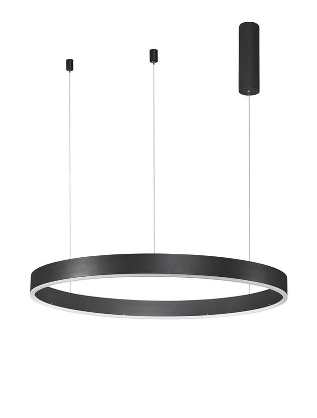 MOTIF Sandy Black Aluminium & Acrylic LED 48 Watt 230 Volt 3360Lm 3000K IP20 D: 80 H: 120 cm