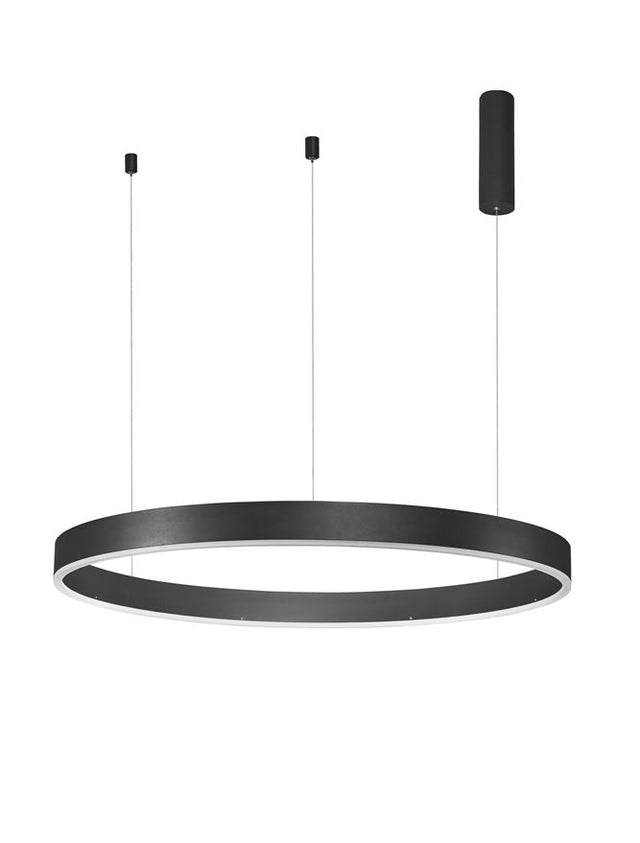 MOTIF Sandy Black Aluminium & Acrylic LED 55 Watt 230 Volt 3800Lm 3000K IP20 D: 100 H: 150 cm