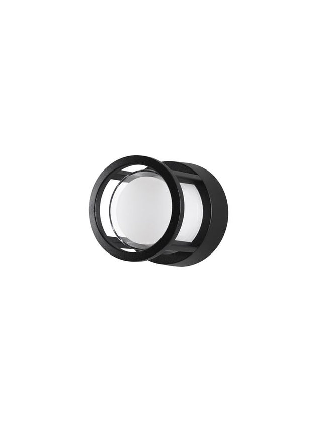 AGOSTO Black Aluminium & Acrylic LED 6 Watt 420Lm 3000K D: 11 W: 11 cm IP54