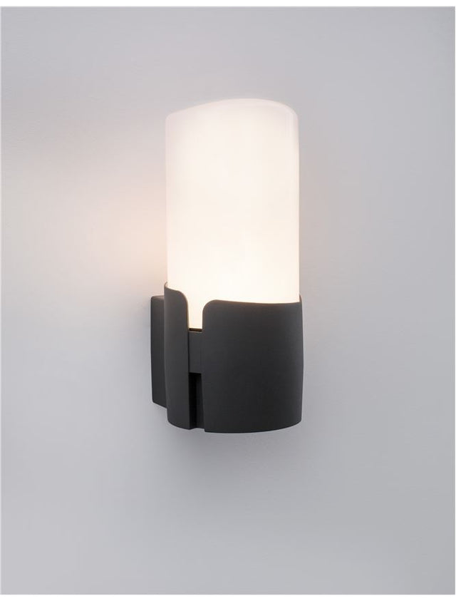 PYRO Dark Gray Aluminium White Acrylic LED E27 1x12 Watt 220-240 Volt IP54
Bulb Excluded D: 10 W: 13 H: 21 cm