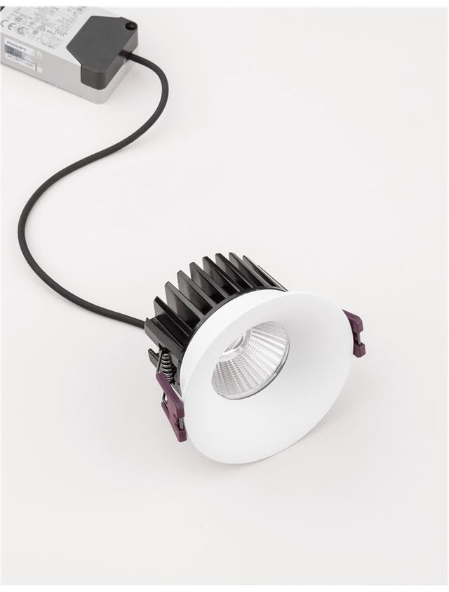 BLADE White Aluminium LED 12 Watt 720Lm 3000K D: 8.5 H: 5.4 cm IP65