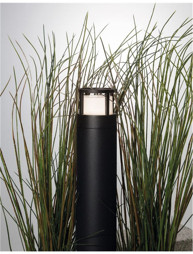 AGOSTO Black Aluminium & Acrylic LED 6 Watt 420Lm 3000K 50Hz D: 11 H: 50 cm IP54