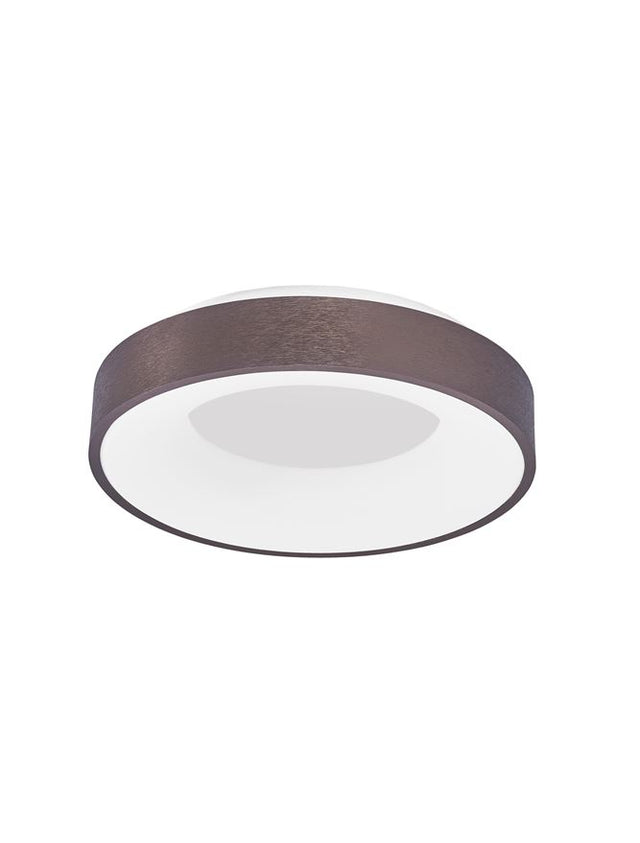 RANDO THIN Brushed Coffee Aluminium & Acrylic LED 30 Watt 230 Volt 1950Lm 3000K IP20 D: 38 H: 9 cm