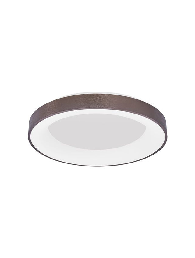 RANDO THIN Brushed Coffee Aluminium & Acrylic LED 50 Watt 230 Volt 3250Lm 3000K IP20 D: 60 H: 9 cm