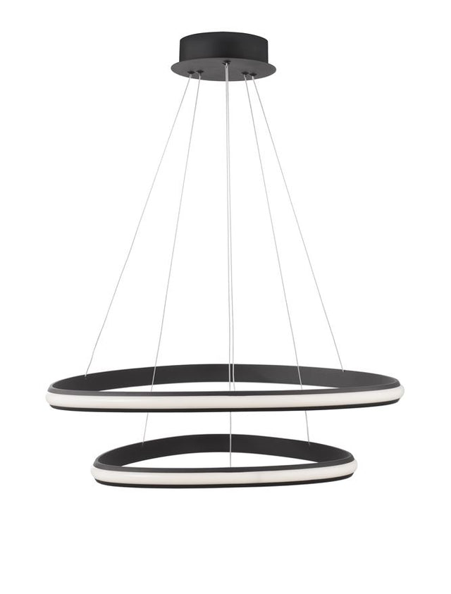 ARIES Dimmable Sandy Black Aluminium & Acrylic LED 48 Watt 230 Volt 2363Lm 3000K IP20 D: 59 H: 120 cm