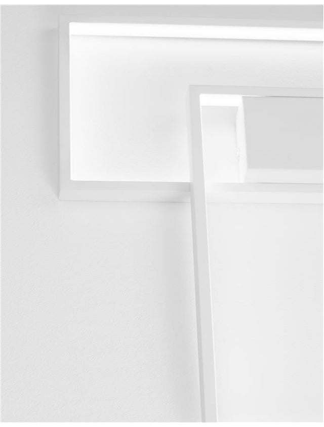 PORTO Sandy White Steel Aluminium & Acrylic LED 30 Watt 230 Volt 2030Lm 3000K IP20 L: 45 W:45 H: 4 cm