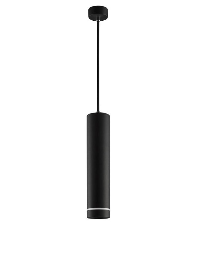 ESCA Sandy Black Aluminium & Acrylic LED GU10 1x10 Watt IP20 220-240 Volt Bulb Excluded D: 6 H1: 30 H2: 150 cm