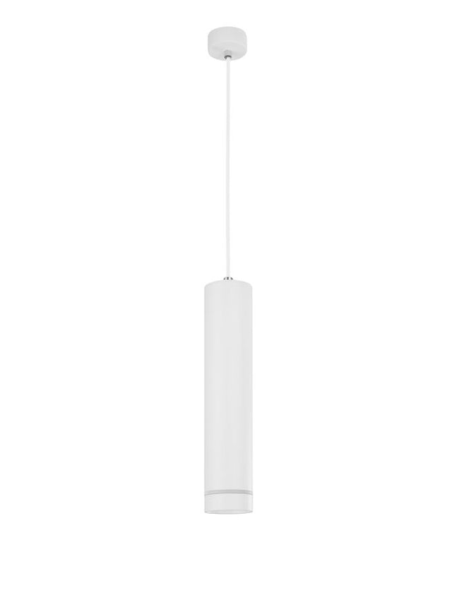 ESCA Sandy White Aluminium & Acrylic LED GU10 1x10 Watt IP20 220-240 Volt Bulb Excluded D: 6 H1: 30 H2: 150 cm