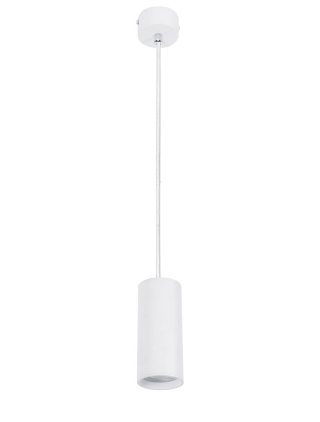 AILA Sandy White Aluminium LED GU10 1x10 Watt IP20 220-240 Volt Bulb Excluded D: 5.6 H 1: 20 H 2: 120 cm