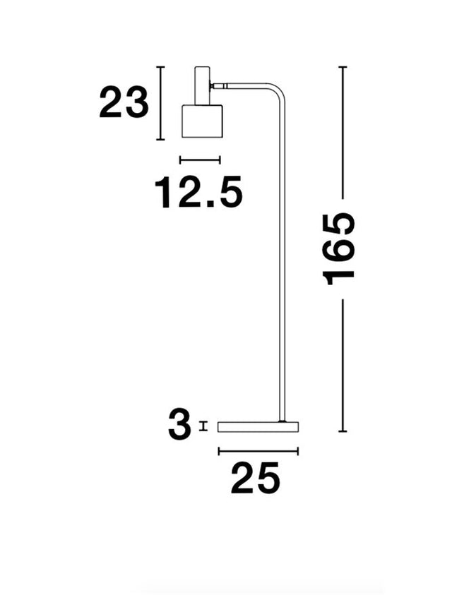 PAZ Gold Metal White Metal Shade White Base LED E27 1x12 Watt 230 Volt IP20 Bulb Excluded D: 12.5 H: 165 cm