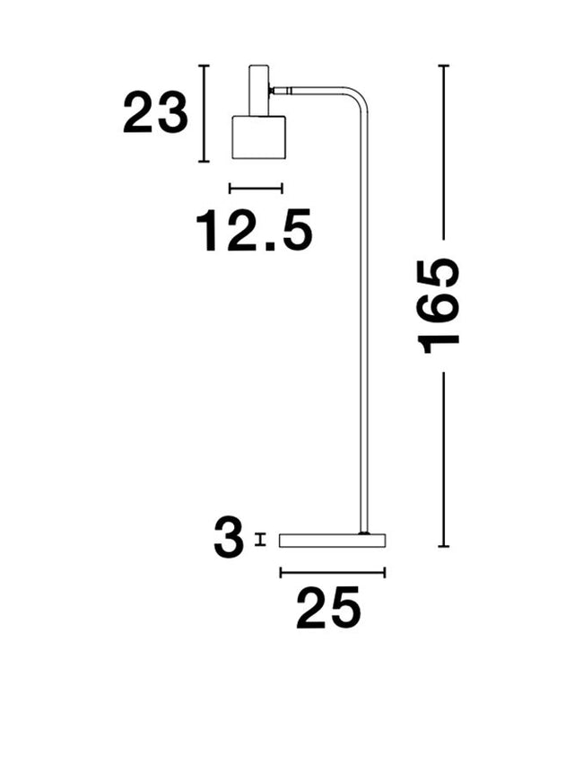 PAZ Gold Metal Mint Metal Shade White Base LED E27 1x12 Watt 230 Volt IP20 Bulb Excluded D: 12.5 H: 165 cm