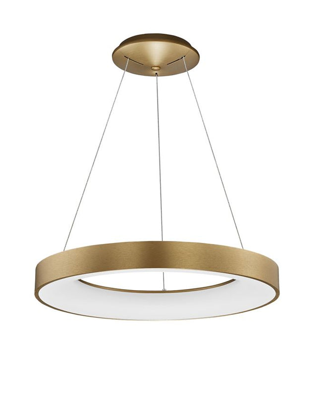 RANDO THIN Brushed Gold Aluminium & Acrylic LED 50 Watt 230 Volt 3250Lm 3000K IP20 D: 60 H: 120 cm