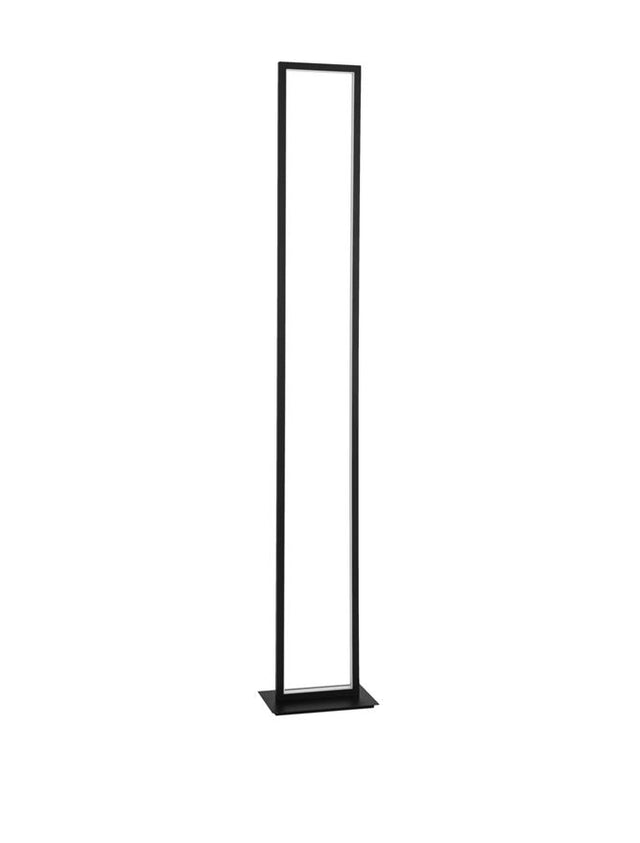 WENNA Matt Black Aluminium & Acrylic LED 36 Watt 230 Volt 2150Lm 3000K IP20 L: 26 W: 16 H: 153 cm