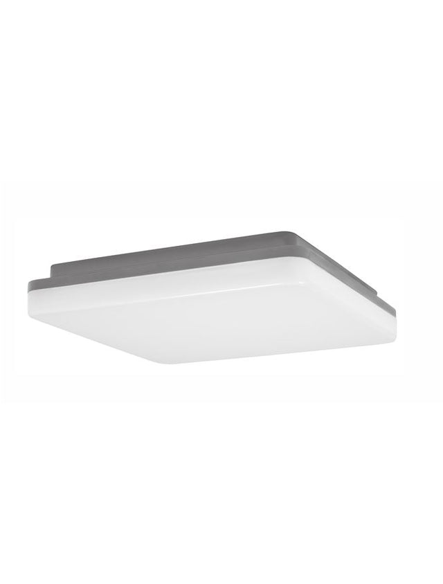 TOMMY Dark Gray ABS & Acrylic Diffuser LED 24 Watt 1920Lm 3000K L: 28 W: 28 H: 6 cm IP54