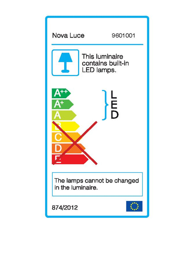 GIONO Sandy Black Aluminium & Acrylic LED 1x3 Watt 230 Volt 180Lm 3000K IP20 D: 8 H1: 51 H2: 230 cm