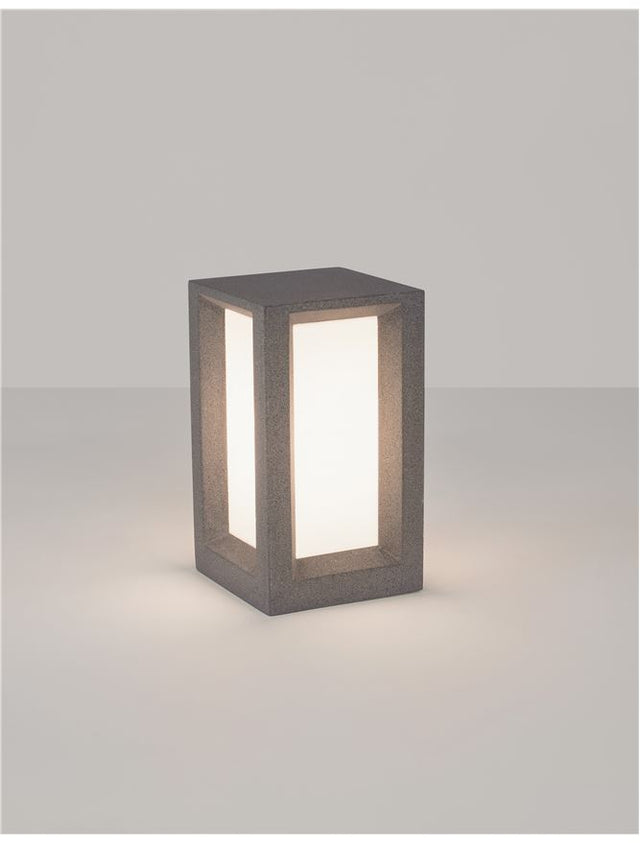 CASTRO Gray Sandstone & Acrylic LED E27 1x12 Watt Bulb Excluded 100-240 Volt IP65
L: 20 W: 20 H: 35 cm